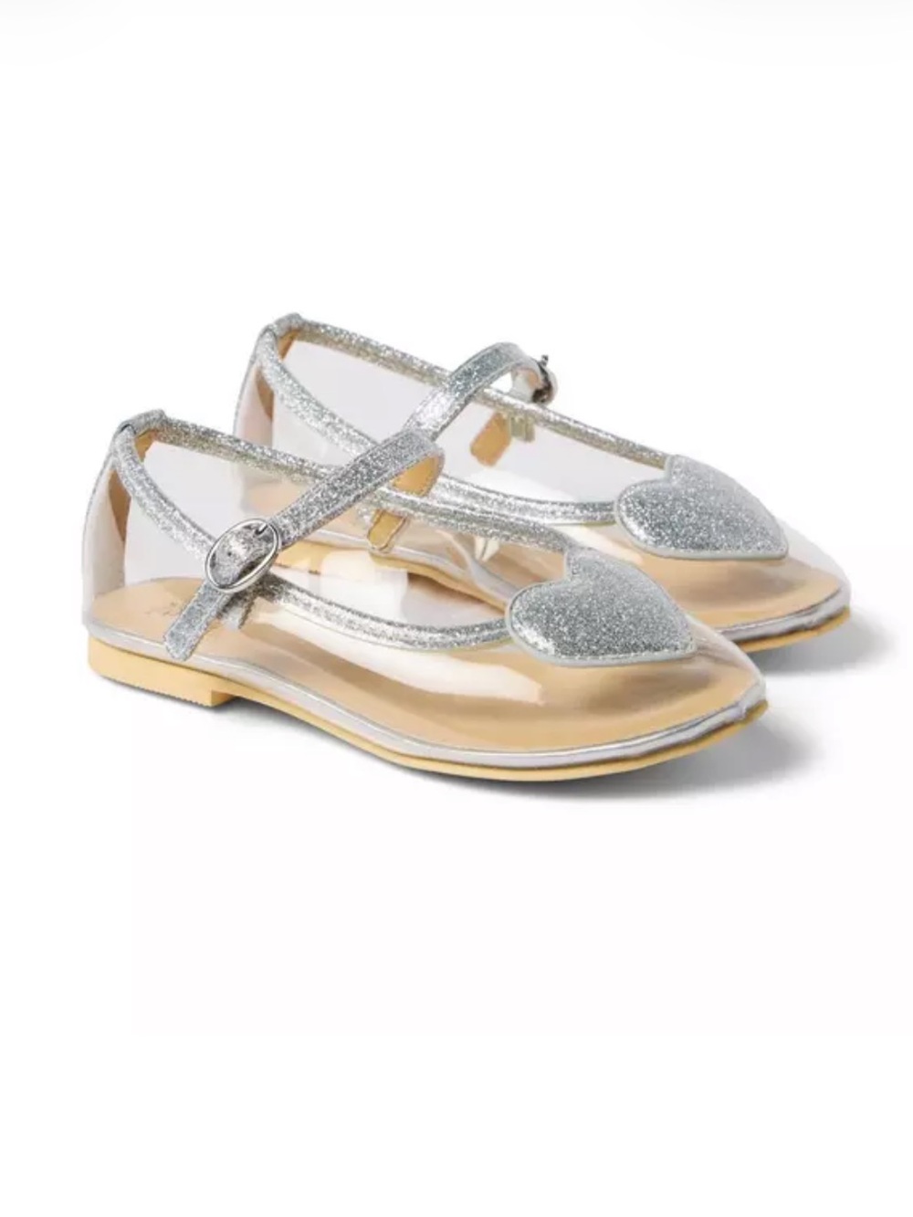 Janie and Jack x Disney Cinderella Glass Slipper Ballet Flat, Toddler Size 6